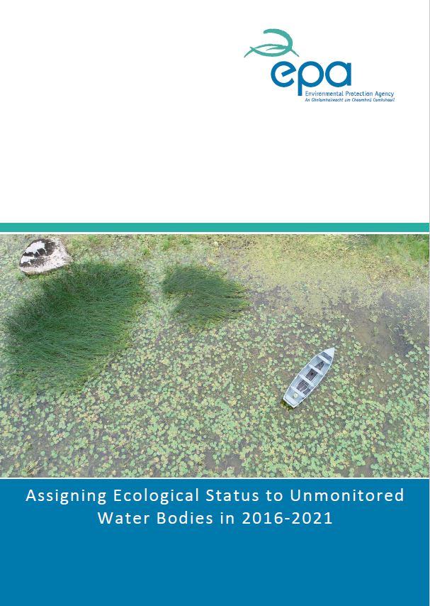 Cover from Assigning Ecological Status to Unmonitored Water Bodies in 2016-2021