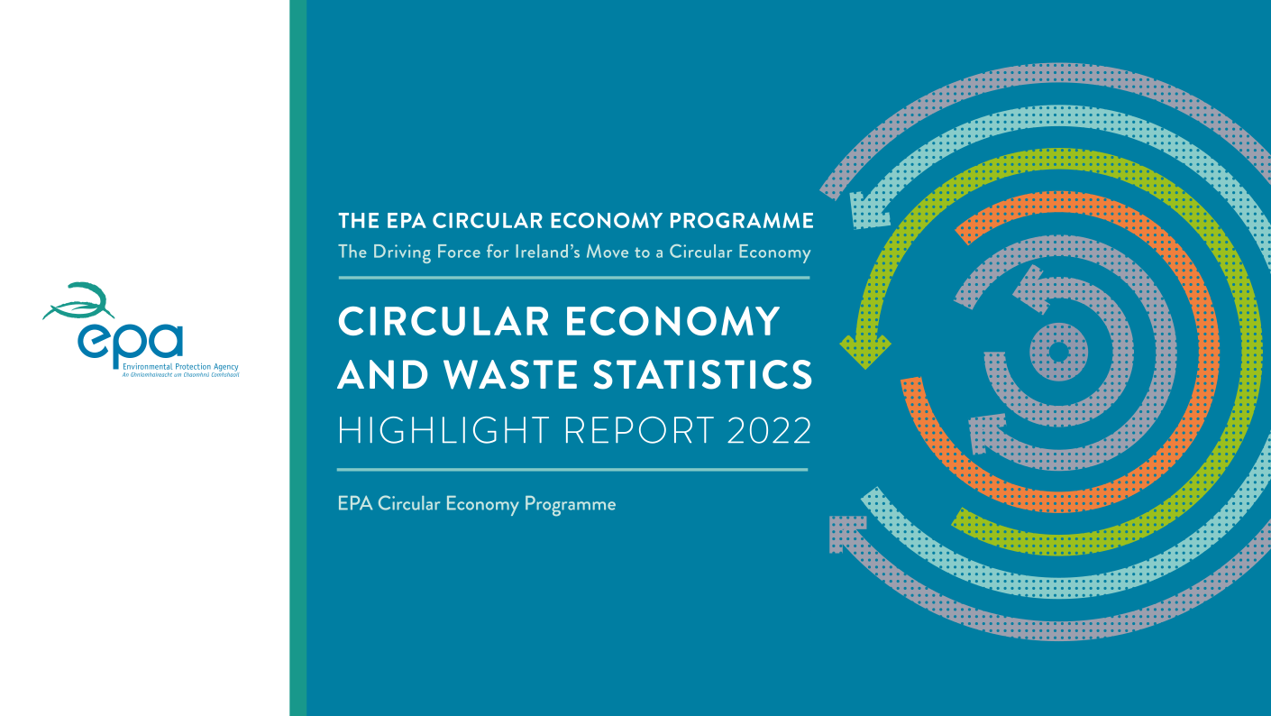 Titlepage for Circular Economy and Waste Statistics Highlight Report 2022