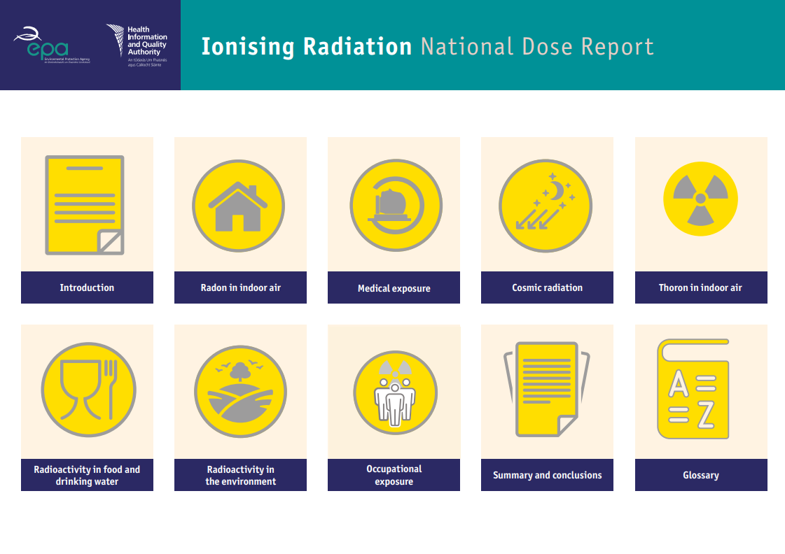Ionising Radiation National Dose Report report cover thumbnail