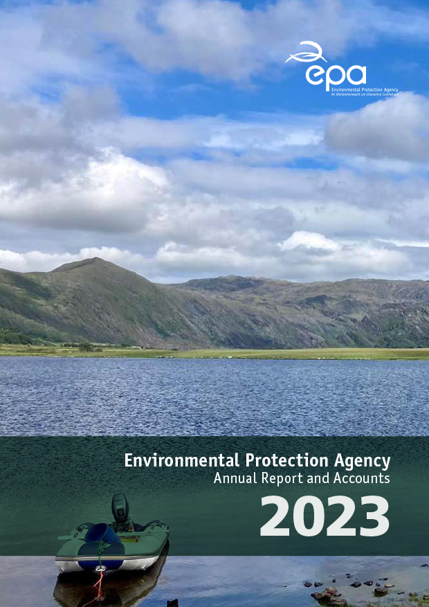 Decorative cover image of EPA Annual Report and Accounts, 2023